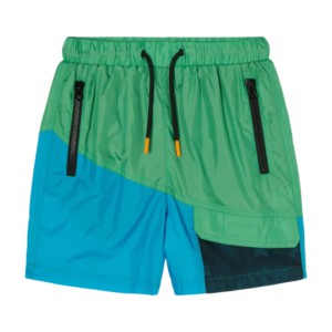 Плавательные шорты, цвет черный/зеленый